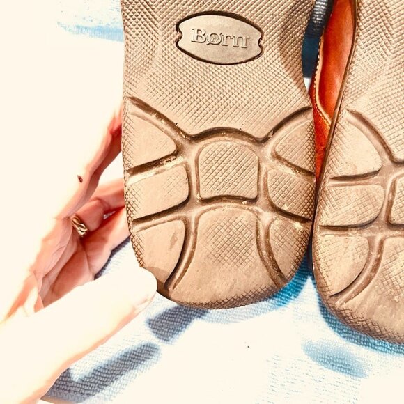 Born Y2K ‎ Womens Size 8M/W Leather Slip On Buckle Comfort Loafers Mules Clogs - Picture 11 of 16